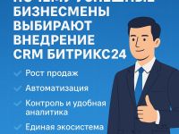 Почему успешные бизнесмены выбирают внедрение CRM Битрикс24