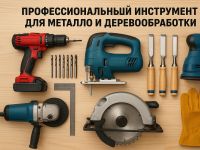 Профессиональный инструмент для металло и деревообработки