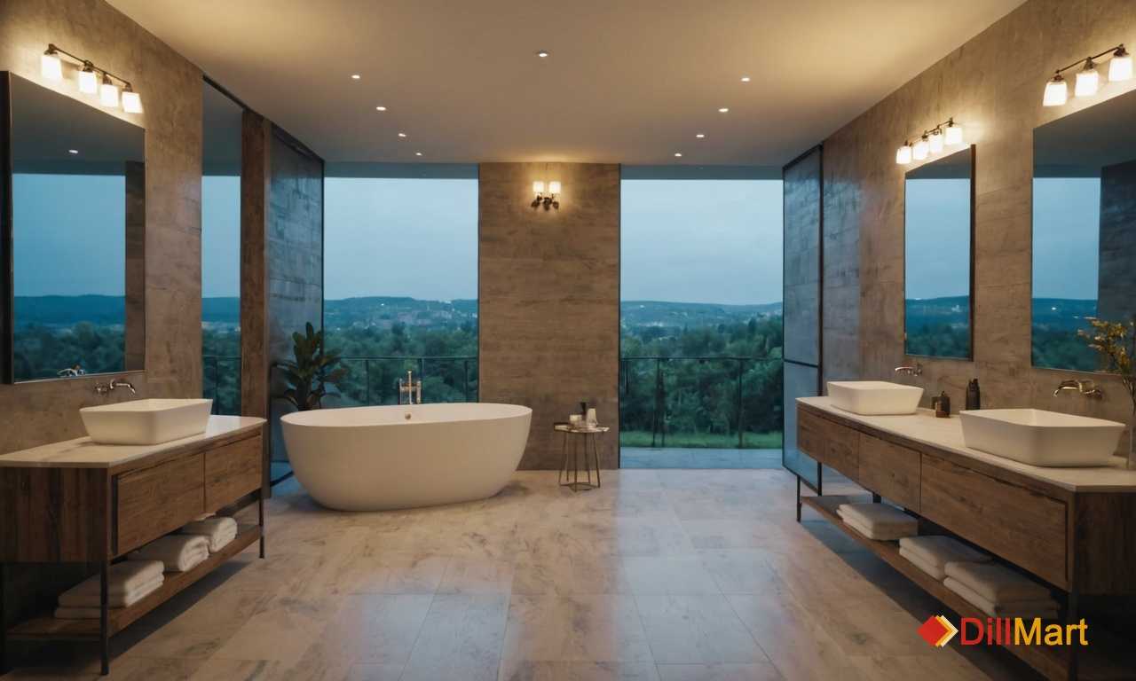 10 причин выбрать керамогранит под мрамор для ванной