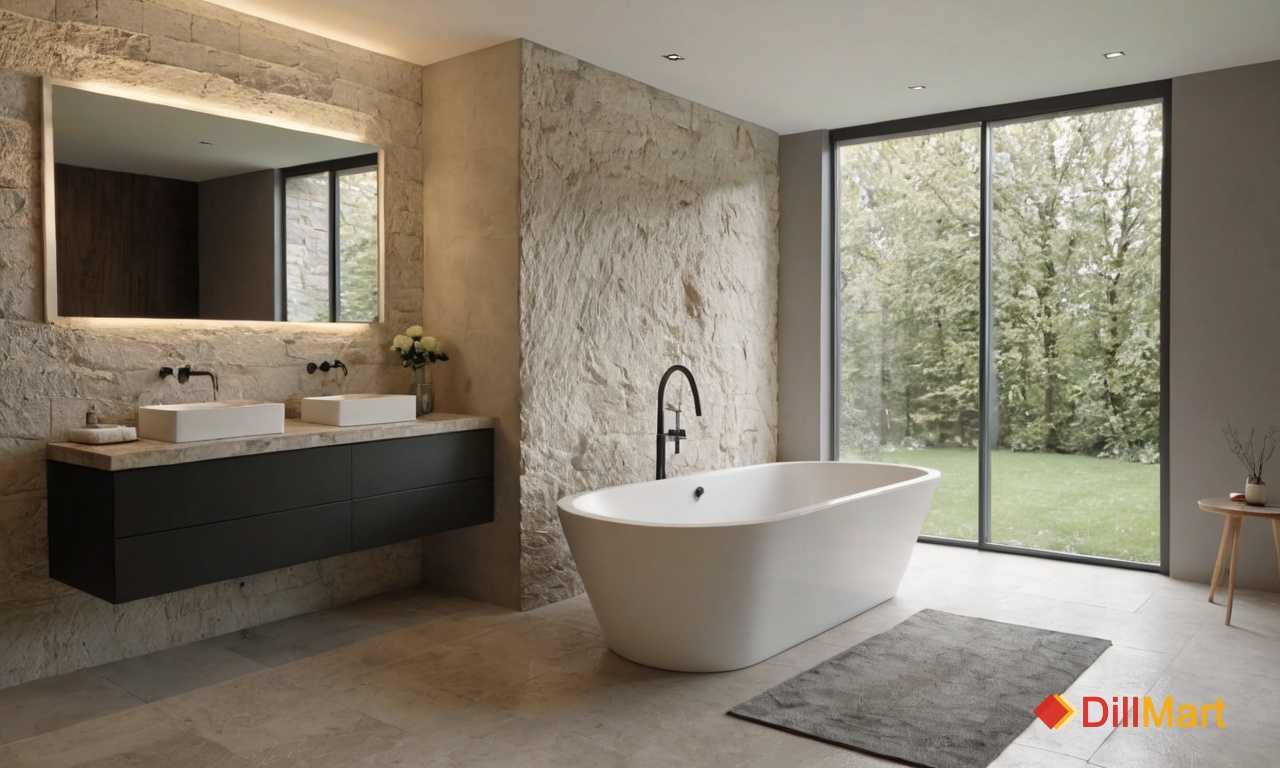 Керамогранит под камень для ванной устойчивость и стиль Керамогранит под камень для ванной устойчивость и стиль