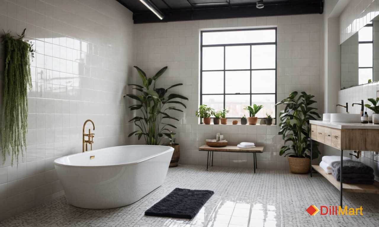 Особенности укладки глянцевой плитки в санузле