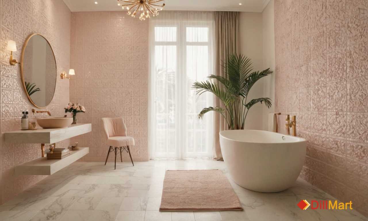 Рельефная плитка для душевой инновации в отделке ванной