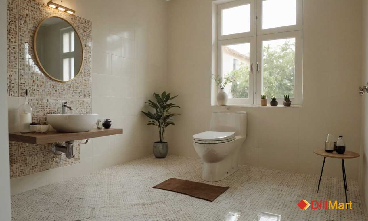 Как правильно укладывать рельефную плитку в туалетной комнате