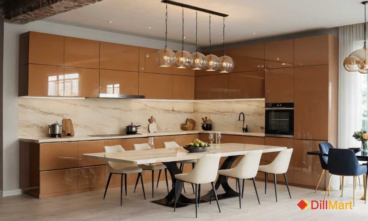 Глянцевая плитка на полу и теплый пол как идеальное сочетание