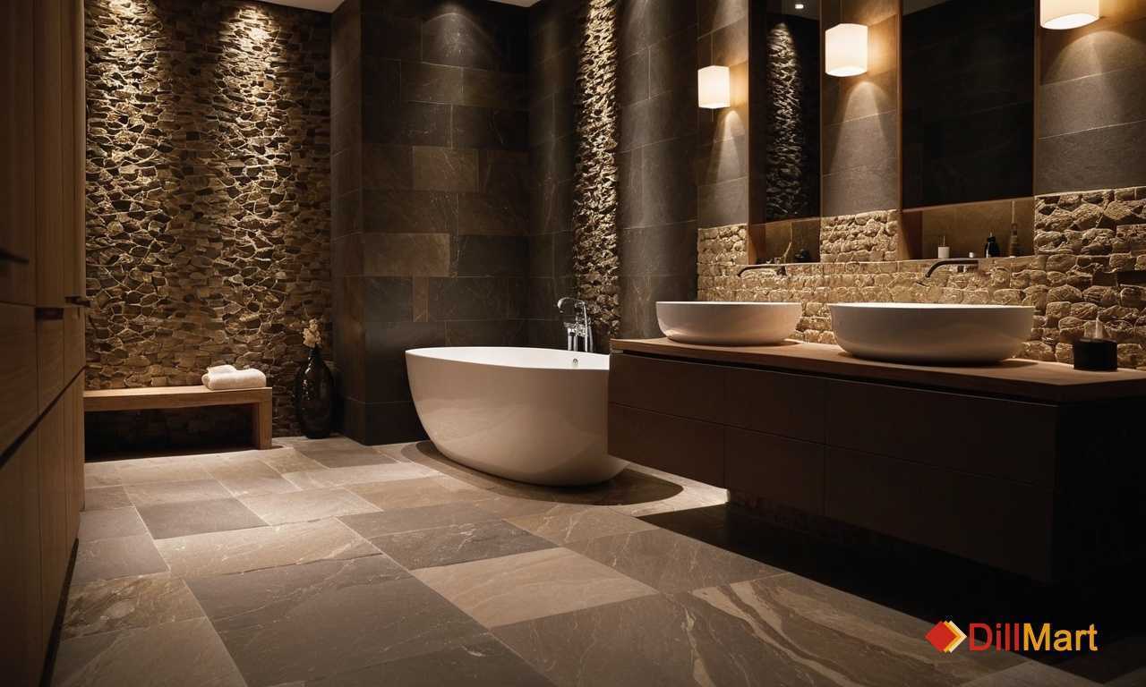 Почему плитка под камень это идеальное решение для туалета