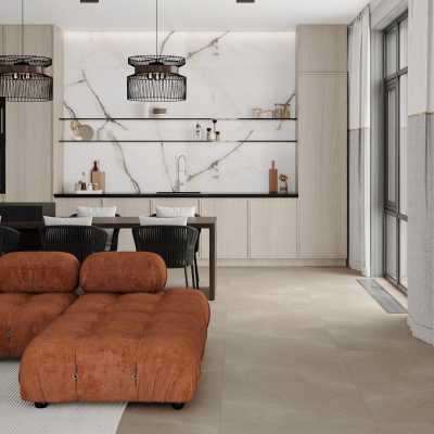 Коллекция плитки Astilio Beige Laparet в интерьере