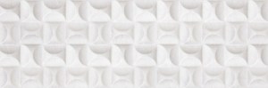 Плитка настенная Lauretta white белый 04 90x30