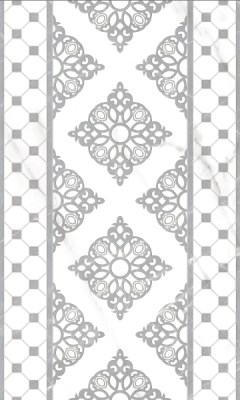 010301002098 Декор Elegance grey 01 серый 50x30 Gracia Ceramica