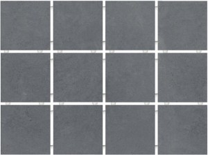 Амальфи серый темный, полотно 30х40 из 12 частей 9,9х9,9