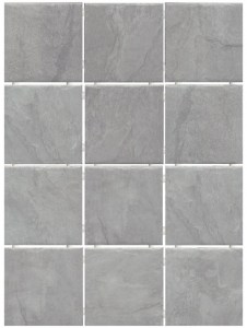Дегре серый, полотно 40x30 из 12 частей 9,9x9,9