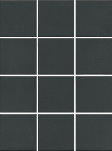 1333 Агуста черный натуральный 9,8x9,8 из 12 частей Kerama Marazzi