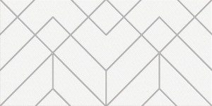 Настенная плитка декор геометрия Мореска 40x20 бежевая