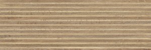 16488 Плитка Japandi коричневый рельеф 75x25 Meissen