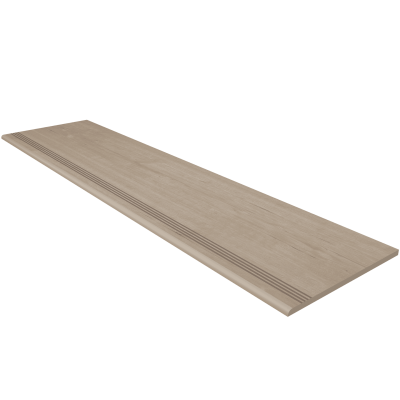 39888 Керамогранит Ступень Classic Wood Light grey CW01 неполированный 120x30 Estima