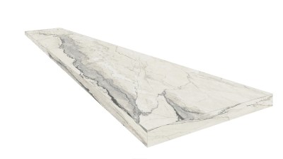 620070002821 Керамогранит Канова Сэнд Ступень угловая правая Натуральный 120x33 ColiseumGres