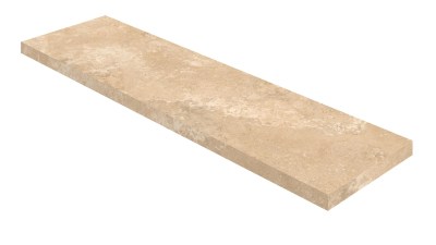 620070002852 Керамогранит Аурелия Беж Ступень угловая правая Натуральный 120x33 ColiseumGres