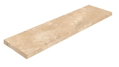 620070002854 Керамогранит Аурелия Беж Ступень угловая левая Натуральный 120x33 ColiseumGres