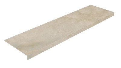 620070003004 Керамогранит Монца Крим Фронтальная ступень Натуральный 120x33 ColiseumGres