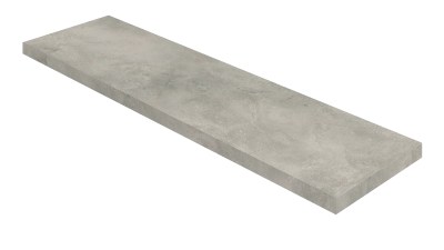 620070003007 Керамогранит Монца Грэй Ступень угловая правая Натуральный 120x33 ColiseumGres