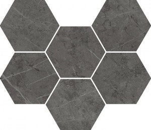 Италон Charme Evo Floor Project Antracite Mosaico Hexagon 29x25