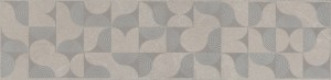 AZ/B005/11232R Бордюр Авенида серый светлый матовый обрезной 60x14,5 Kerama Marazzi