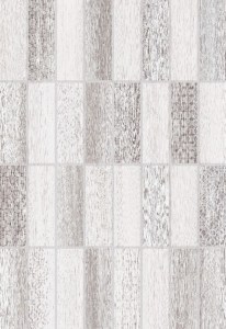 Плитка настенная Нидвуд 1Д серый микс декор 40x27,5 Керамин