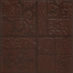 Клинкерная плитка Каир 4Д коричневый рельефная 29,8x29,8 Керамин