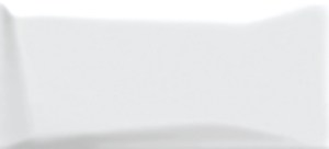 EVG052 Настенная плитка Evolution рельеф белый 44x20 Cersanit