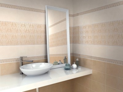 Керамическая плитка Золотой пляж Kerama Marazzi (Керама Марацци) в интерьере