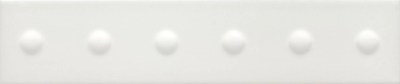KM26389 Плитка настенная Медина 1 белый матовый структура 28,5x6x1 Kerama Marazzi
