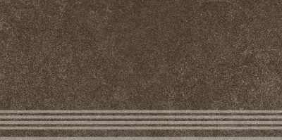 KM6060G0911RGRF Керамогранит Ступень фронтальная Руссильон коричневый тёмный матовый обрезной 60x30 Kerama Marazzi