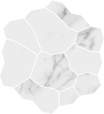 KMD2HID019BR Декор Марсель наборный белый глянцевый обрезной 31,5x34,2 Kerama Marazzi