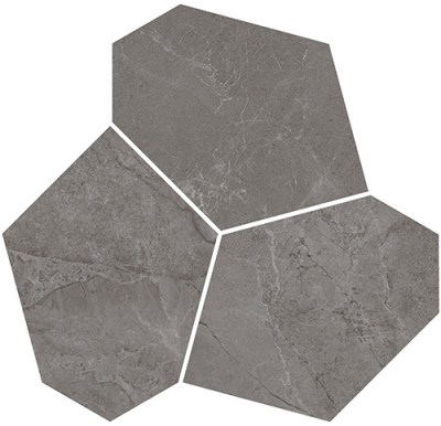 KMD2HID023BR Декор Марсель наборный серый глянцевый обрезной 26,5x25,5 Kerama Marazzi