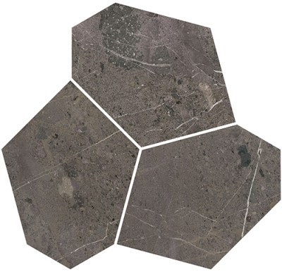 KMD2HID024BR Декор Марсель наборный коричневый глянцевый обрезной 26,5x25,5 Kerama Marazzi