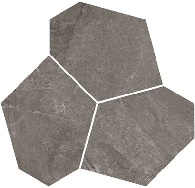 KMD2HID026GR Керамогранит Декор Марсель наборный серый матовый обрезной 26,5x25,5 Kerama Marazzi