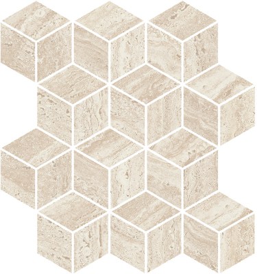 KMD2MSM015BR Декор Про Травертин мозаичный бежевый светлый матовый обрезной 37x34,5 Kerama Marazzi