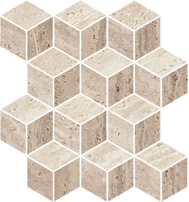 KMD2MSM019BR Декор Про Травертин мозаичный микс матовый обрезной 37x34,5 Kerama Marazzi