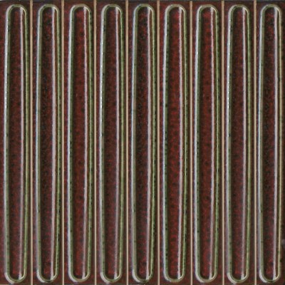 KMD2SOB003BN Декор чипсет Далия красный тёмный глянцевый 20x20x0,95 Kerama Marazzi