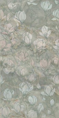 KMD3STA104BR Декор Сен-Тропе зелёный светлый глянцевый обрезной 119,5x60 Kerama Marazzi