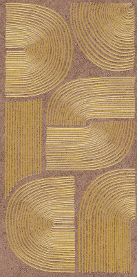 KMD3STA114BR Декор Руссильон коричневый матовый обрезной 60x30 Kerama Marazzi