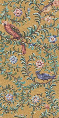 KMP2STA003BR3X Панно Райский сад золотой матовый обрезной (из 3-х частей 60x119,5) 180x119,5 Kerama Marazzi