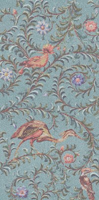 KMP2STA004BR3X Панно Райский сад бирюзовый матовый обрезной (из 3-х частей 60x119,5) 180x119,5 Kerama Marazzi