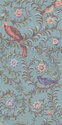 KMP2STA004BR3X Панно Райский сад бирюзовый матовый обрезной (из 3-х частей 60x119,5) 180x119,5 Kerama Marazzi