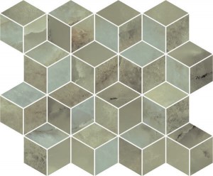 Джардини зеленый мозаичный 45x37,5 декор
