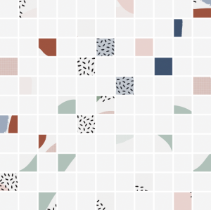 Мозаика декорация Meissen Trendy многоцветный 30x30
