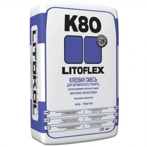 Плиточный клей LITOFLEX K80, 25кг