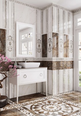 Коллекция Театро Kerama Marazzi серии Milano в интерьере