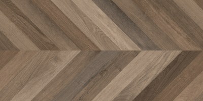 Керамогранит Вуд Латина Браун Шеврон М коричневый матовый карвинг 120x60 Laparet